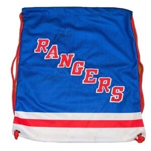 Rare New York Rangers Brandon Dubinsky Drawstring Backpack